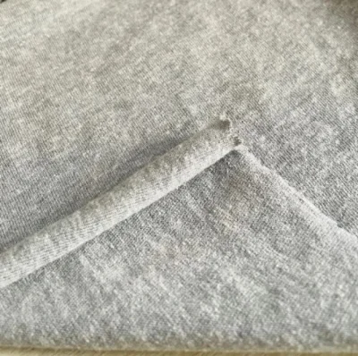 Vải Double Knit Grey (55% Cotton, 35% Recycle Poly, 10% Spandex)