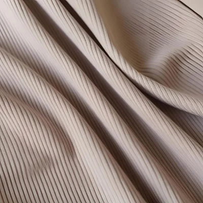 Vải gân 55% Polyester 40% Viscose 5% Spandex