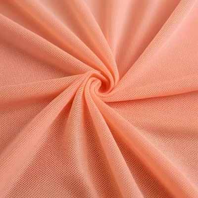 Vải Lưới Peach 100% Polyester (Mặt Trơn)