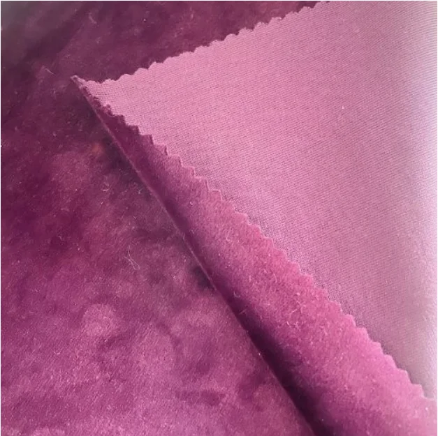 Vải nhung Velour 95% Polyester, 5% Spandex
