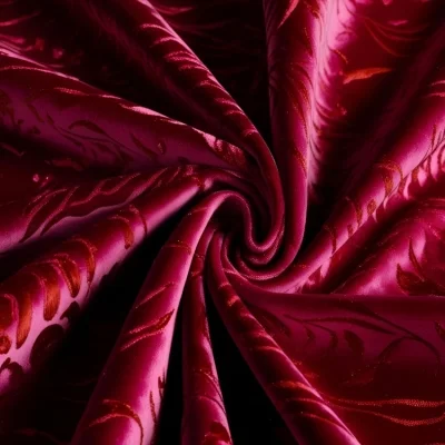Vải nhung Velvet AOP 95% Polyester, 5% Spandex