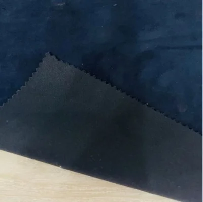 Vải Suede Bonded với Interlock 100% Polyester
